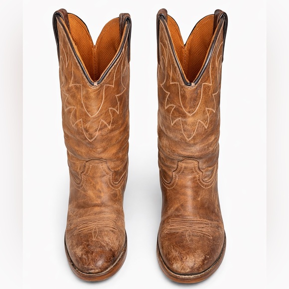Durango Shoes - Durango Brown Western Cowboy Boots Women’s 6.5 | Classic Leather Broken In